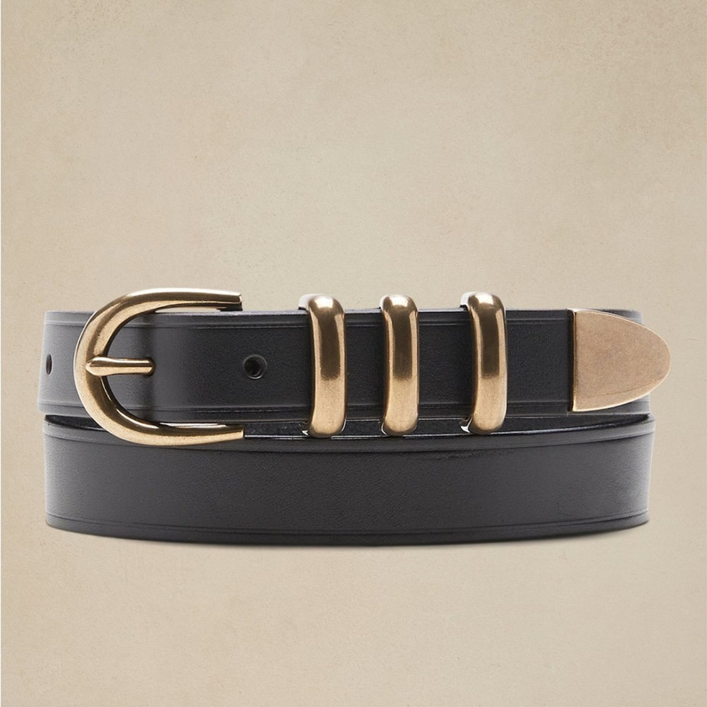 Banana Republic Montagne Leather Belt Size Large